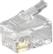 MICROCONNECT Modular Plug RJ10 4P4C, 10pcs TT