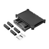 StarTech Adjustable Monitor Riser - Large - Drawer - Monitors up to 32"- Adjustable Height - Desk Monitor Stand (MONSTADJDL) stativ - for Skjerm - svart (MONSTADJDL)