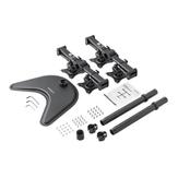 StarTech Quad Monitor Stand - Articulating - Supports Monitors 13" to 27" - Adjustable VESA Four Monitor Stand for 4 Screen Setup - Steel - Black (ARMBARQUAD) stativ - for 4 skjermer - svart (ARMBARQUAD)