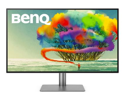 BENQ DesignVue PD3220U - LED monitor - 32" (31.5" viewable) - 3840 x 2160 4K @ 60 Hz - IPS - 350 cd/m² - 1300:1 - HDR10 - 5 ms - 2xThunderbolt 3, 2xHDMI, DisplayPort,  USB-C - speakers - grey, black (9H.LH7LA.TBE)