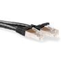 ACT SFTP Patch Cat.6A - 1 m Sort LSZH 500MHz 27AWG Halogenfri Snagless