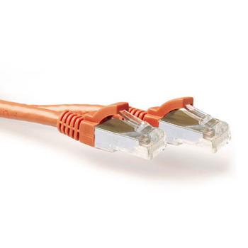 ACT SFTP Patch Cat.6A - 2 m Oransje LSZH 500MHz 27AWG Halogenfri Snagless (FB7102)