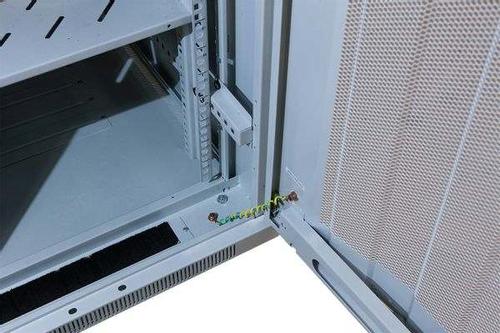 ALLNET 19"Schrank,  12HE, B600/ T1000mm,  perforierte Blechtüren,  Lichtgrau,  SNB-Serie,  (ALL-SNB6112EKGRAU)