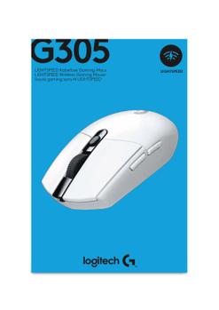 LOGITECH G305 - mus - LIGHTSPEED - hvid (910-005291)
