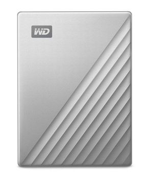 WESTERN DIGITAL WD My Passport Ultra WDBC3C0010BSL - Hårddisk - krypterat - 1 TB - extern (portabel) - USB 3.0 (USB-C kontakt) - 256 bitars AES - silver (WDBC3C0010BSL-WESN)