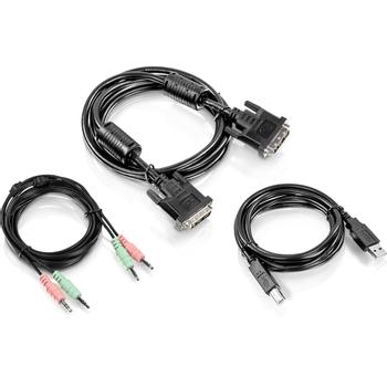 TRENDNET 6 ft. DVI-I, USB,and Audio KVM (TK-CD06)
