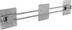 R-GO Tools ErgoSteel Wing for 2 monitors