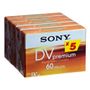 SONY 5DVM60PR Mini DV Tape 60min Premium Quality 5x pack (5DVM60PR)