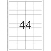 HERMA Etiketten 48,3x25,4 25 Bl. weiß 1100 St. uml.Rand      5051