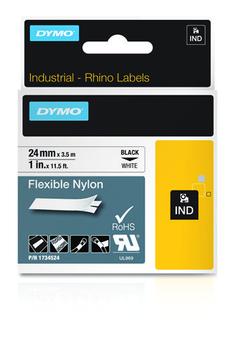 DYMO LABEL, RHINOPRO WHITE FLEX 1" (1734524)