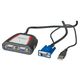 VALUE Portable VGA Video Splitter, (14.99.3523)