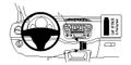 BRODIT 854737 Brodit Proclip - Plastbeslag VW UP 2012- Seat Mii 2012- Skoda Citigo 2012-