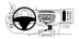 BRODIT Bilbrakett VW/ Skoda/ Seat Angled mount - qty 1