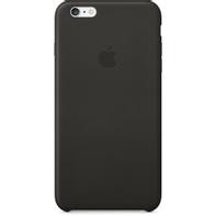 Apple Baksidedeksel for mobiltelefon - lær - svart - for iPhone 6 Plus, 6s Plus