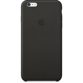 Apple Baksidedeksel for mobiltelefon - lær - svart - for iPhone 6 Plus, 6s Plus (MGQX2ZM/A)