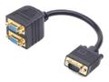GEMBIRD Adapter VGA (male) to 2x VGA (female)