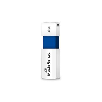 MediaRange USB-Stick  8GB MediaRange USB 2.0 Slider blue (MR971)