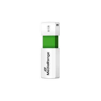 MediaRange USB-Stick 32GB USB 2.0 Slider green (MR973)