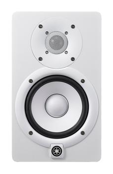 YAMAHA 2-way bass-reflex bi-amplified studio monitor 5inch cone woofer and 1inch dome tweeter White version (HS5W)