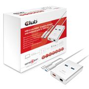 CLUB 3D CLUB3D USB3.0 > HDMI + RJ45 + 2xUSB3.0