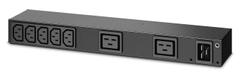 APC Basic Rack PDU AP6120A - Power distribution unit (rack-mountable) - AC 100-240 V - input: IEC 60320 C20 - output connectors: 9 (power IEC 60320 C13, IEC 60320 C19) - for P/N: SMTL1000RMI2UC, SMX10