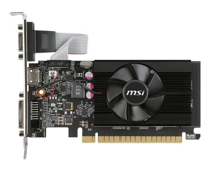 MSI GeForce GT 710, GeForce GT 710, 1 GB, GDDR3, 64 Bit, 4096 x 2160 pixel, PCI Express 2.0 (GT 710 1GD3 LP)
