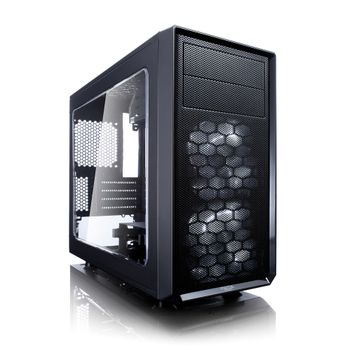 FRACTAL DESIGN Focus G Mini Window Hvit. Ingen trømforsyning. (FD-CA-FOCUS-MINI-BK-W)