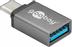 GOOBAY USB-C to USB A 3.0 Adapter. M/F. Grey Factory Sealed