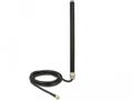 DELOCK LTE UMTS GSM Antenna SMA plug 3 dBi omnidirectional fixed with connect