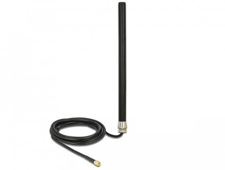 DELOCK LTE UMTS GSM Antenna SMA plug 3 dBi omnidirectional fixed with connect (89529)