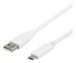 DELTACO USB 2.0 USB Type-C cable 5m white - LAGERSALG 1 stk på lager i Oslo
