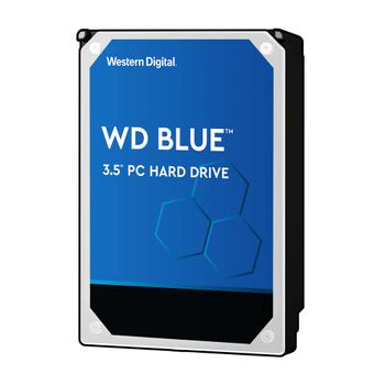 WESTERN DIGITAL WD Blue 6TB SATA 6Gb/s HDD internal 3.5inch serial ATA 256MB cache 5400 RPM RoHS compliant Bulk (WD60EZAZ)