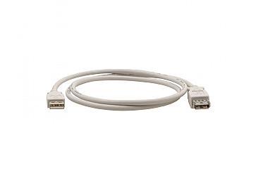 KRAMER C-USB/ AAE-3 | Male - Female | Extension Cable | USB-A - USB-A | 2.0 | 0,9m | GrÃ¥ (96-02121003)