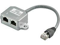 Microconnect Y Adapter Rj45 2xrj45 M F 8p Licotronic