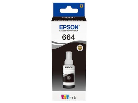EPSON T6641 ink cartridge black 70ml 1-pack (A) (C13T664140)