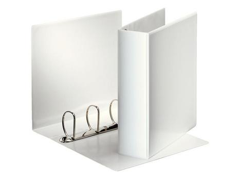 ESSELTE Essentials Presentation Ring Binder Polypropylene 4 D-Ring A4 60mm Rings White (Pack 10) 49706 DD (49706)