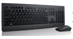 LENOVO Professional Combo Tastatur og mus-sæt Trådløs Engelsk - USA
