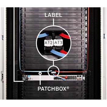 PATCHBOX Identification Labels 96pcs. Factory Sealed (IDLABELW)