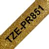 BROTHER TZEPR851 24MM BLACK ON PREMIUM GOLD (TZEPR851)