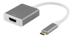 DELTACO USBC to HDMI 4K 60Hz space grey