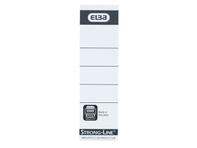 Rygetiketter ELBA brevordner 50mm 10/pk