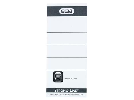 ELBA Rygetiket t/Elba 8 cm brevordnere  Sort/grå (400087754)