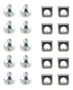 DELTACO TOTEN, M6 screw set insex (washers + screws + nuts) 10-pack