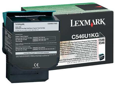 LEXMARK Black Return Program Print Cartridge High Yield  (C546U1KG)