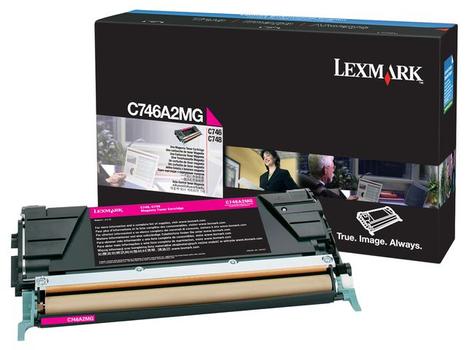 LEXMARK Magenta Toner Cartridge 7K pages - C746A1MG (C746A1MG)