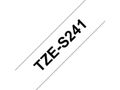 BROTHER TZe-S241 - Black On White - Roll (1.8 cm x 8 m)