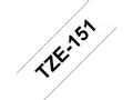 BROTHER Black On Clear Label Tape 24mm x 8m - TZE151