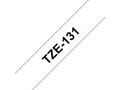 BROTHER Brother TZe131 Sort tekst / Klar tape 12 mm x 8 m tape - Original