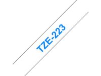 BROTHER 9MM Blue On White Tape (TZE223)