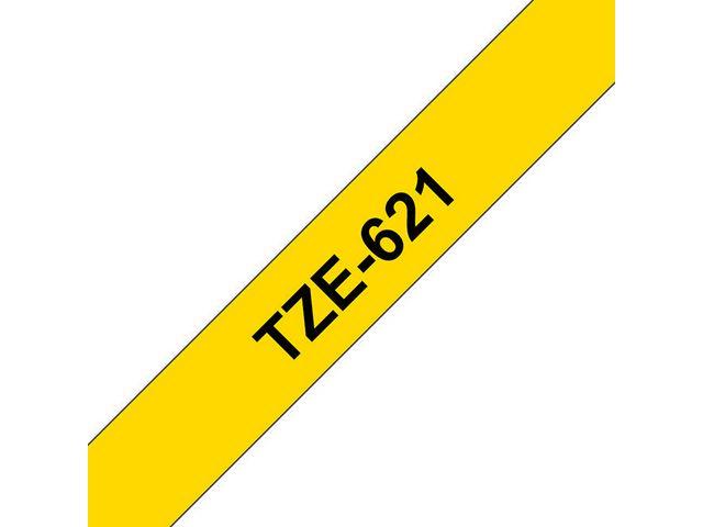 Brother - TZe-621 - laminert teip - 1 kassett(er) - Rull (0,9 cm x 8 m)